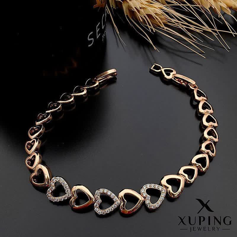 دستبند قلبی ژوپینگ کد 2269 - خرید آنلاین از گالری آداس